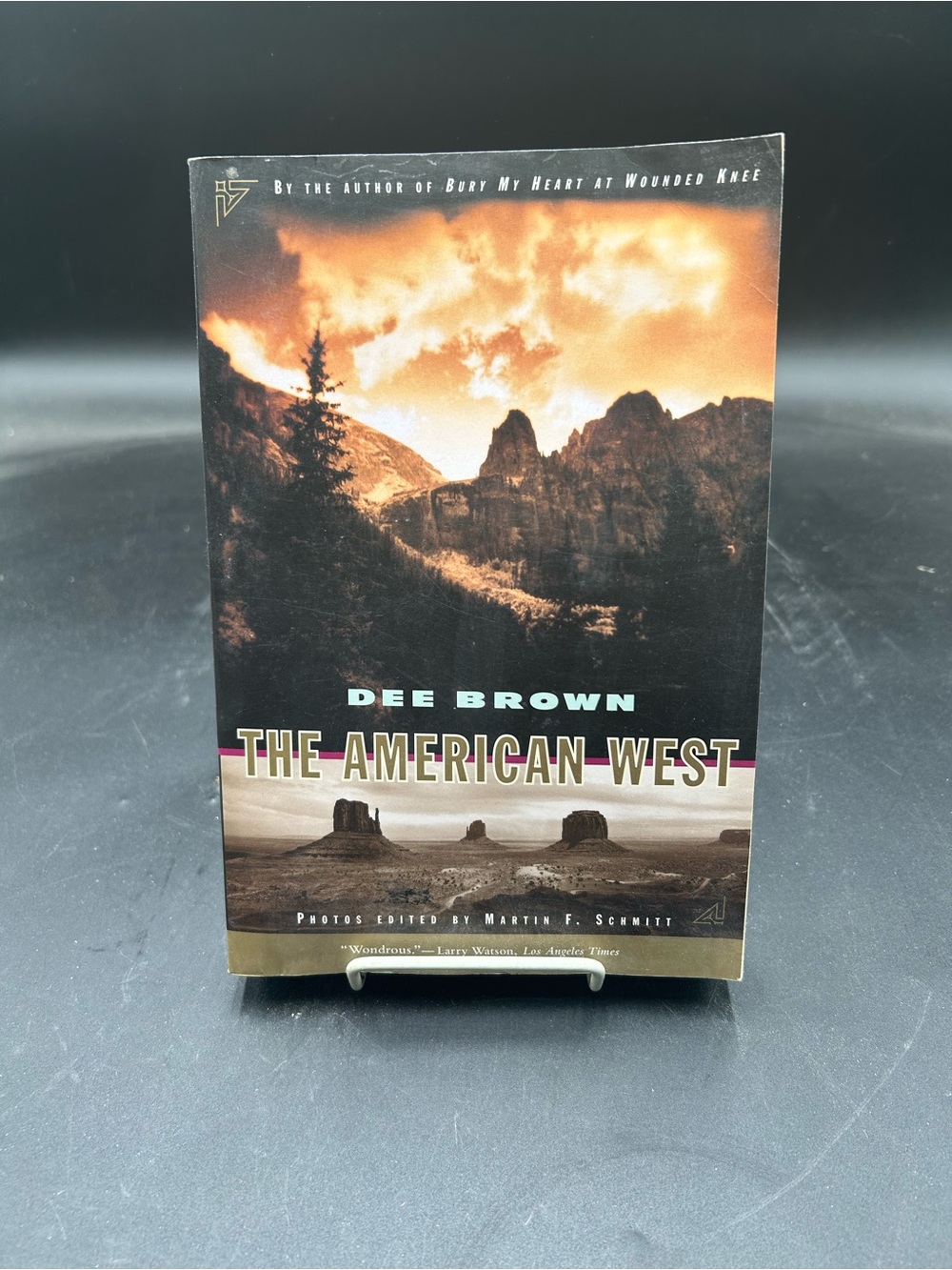 The American West - Paperback Book (Black/Brown) by Dee Brown